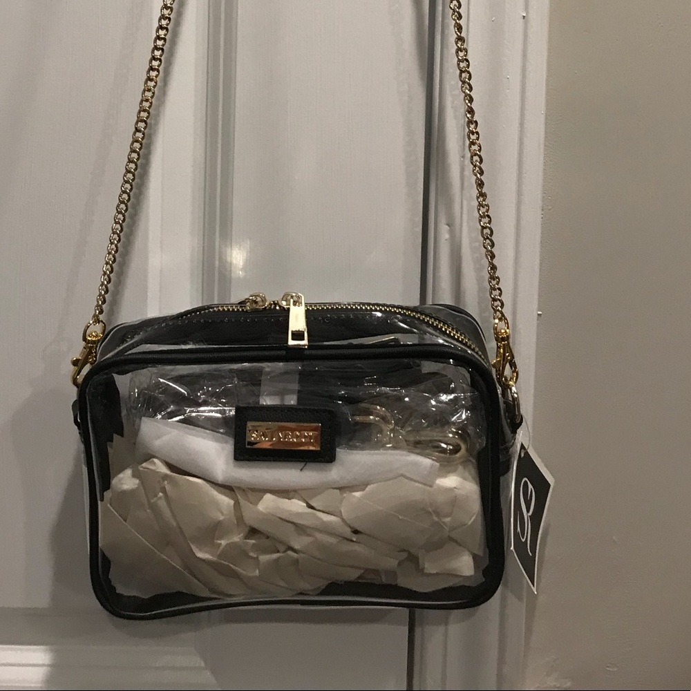 Savvyroot clear cross body purse